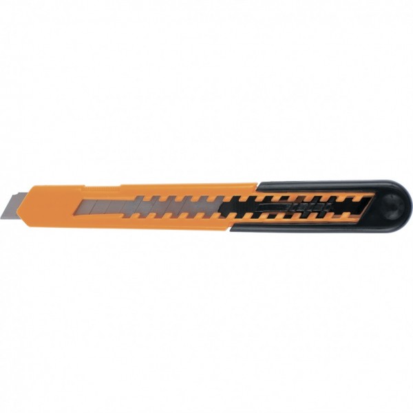 Нож, 9 мм, выдвижное лезвие, пластиковый усиленный корпус Sparta 78906