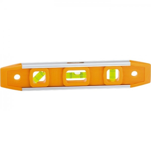 Уровень усиленный, 235 мм, 3 глазка, пластмассовый Торпедо (IV) Sparta 346115