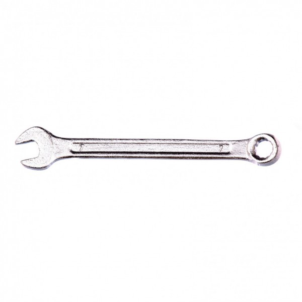 Ключ комбинированный, 7 мм, хромированный Sparta 150345