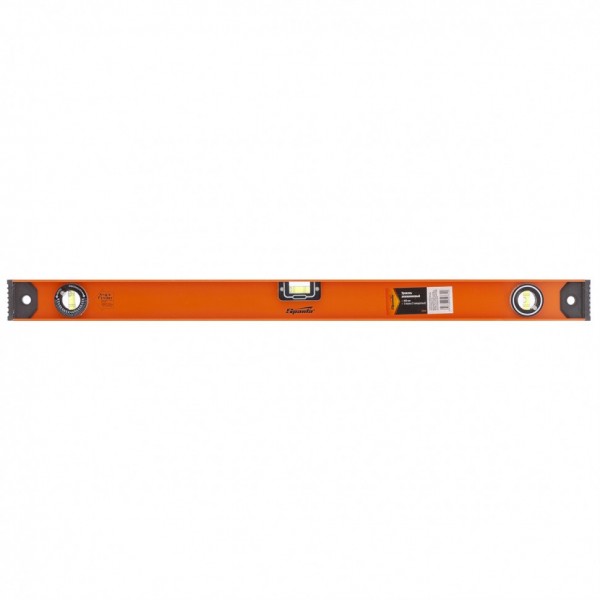 Уровень алюминиевый Рельс, 800 мм, 3 глазка (1 поворотный) Sparta 34048