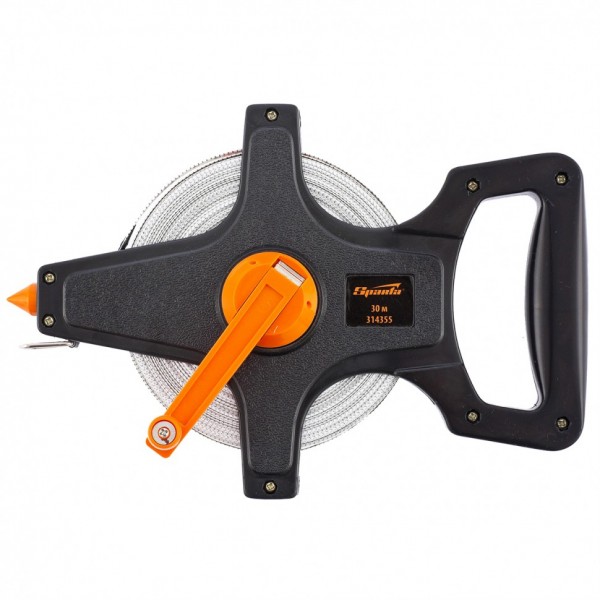 Рулетка геодезическая, 30 м х 12,5 мм, лента ПВХ, открытый корпус Sparta 314355