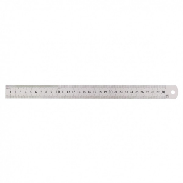 Линейка измерительная, 300 мм, металлическая Sparta 305065