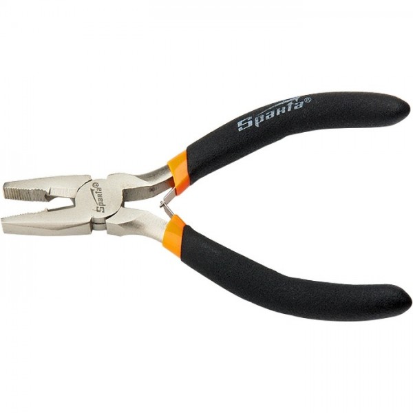 Плоскогубцы Mini, 130 мм, никелированные, авторазжим Sparta 17826