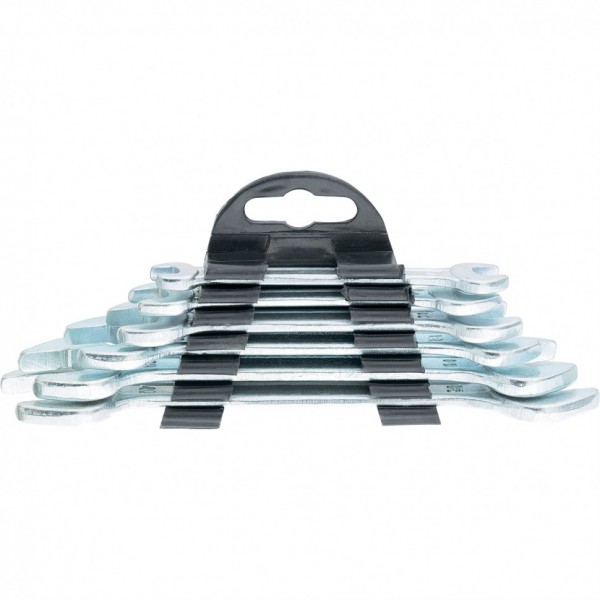 Набор ключей рожковых, 6 х 17 мм, 6 шт, хромированные Sparta 152305