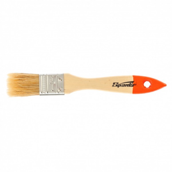 Кисть плоская Slimline 1 (25 мм), натуральная щетина, деревянная ручка Sparta 824205