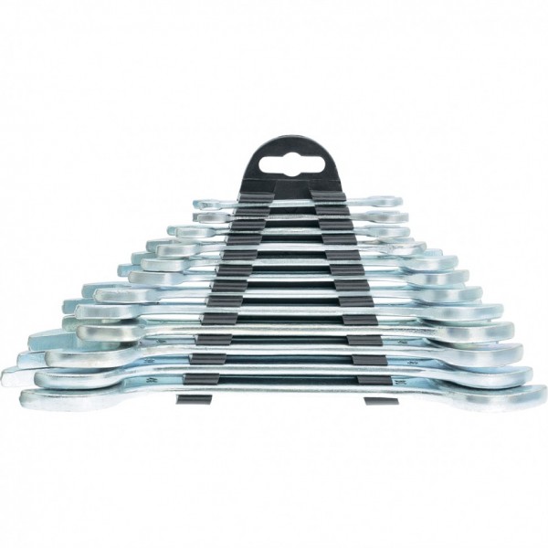 Набор ключей рожковых, 6 х 32 мм, 12 шт, хромированные Sparta 152945