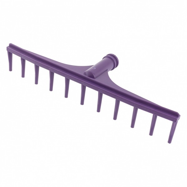 Грабли пластиковые, 480 мм, 11 круглых зубьев, сенные, без черенка, Россия, Sparta 61724
