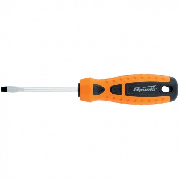 Отвертка Point, SL6 х 38 мм, CrV, двухкомпонентная рукоятка Sparta 11751