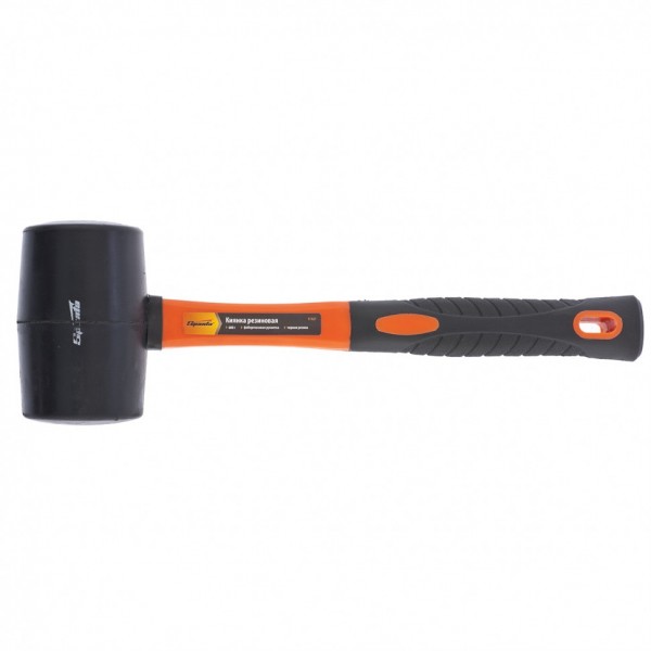 Киянка резиновая, 680 г, черная резина, фибергласовая рукоятка Sparta 11127
