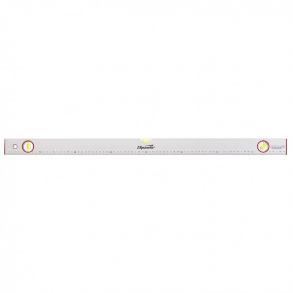 Уровень алюминиевый, 800 мм, 3 глазка, линейка Sparta 331265